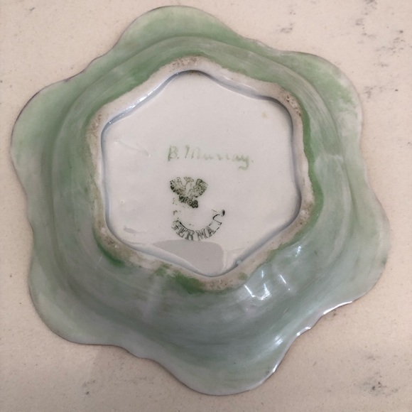 Victorian Porcelain Hand Painted Dish~Germany - Picture 2 of 7